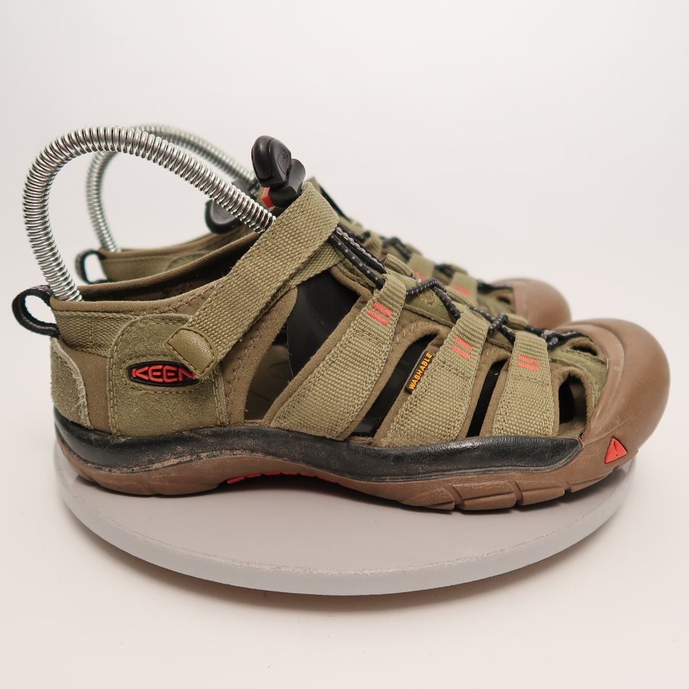 Keen Sandals Youth 5 Green Water Shoes Nylon Closed Toe Newport H2 Boy Washable